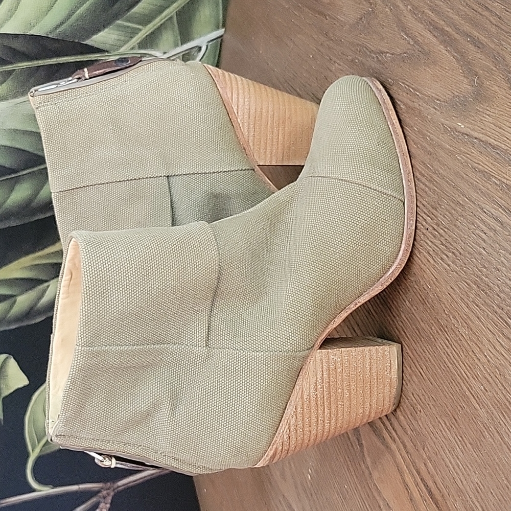 Rag And Bone Heeled Canvas Booties - image 1